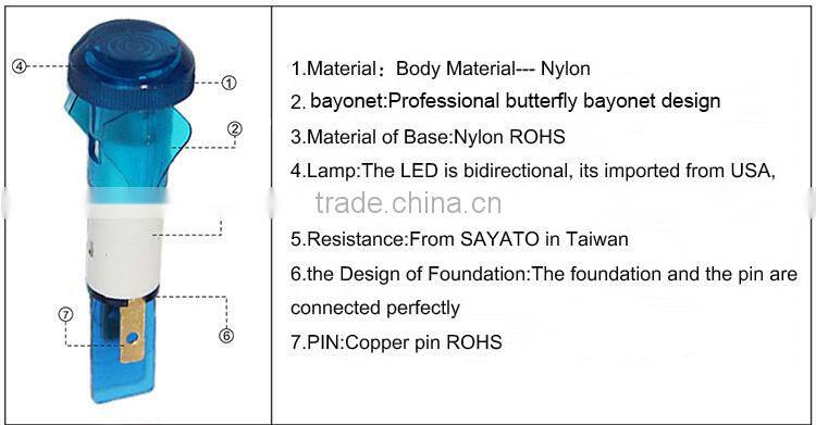 IP67 freezer waterproof 10mm 110v yellow red green white blue linear led light