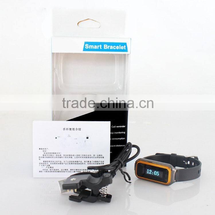 Good quality creative gifts customized bluetooth bracelet smart watch, Men/Women Sport Bracelet Health