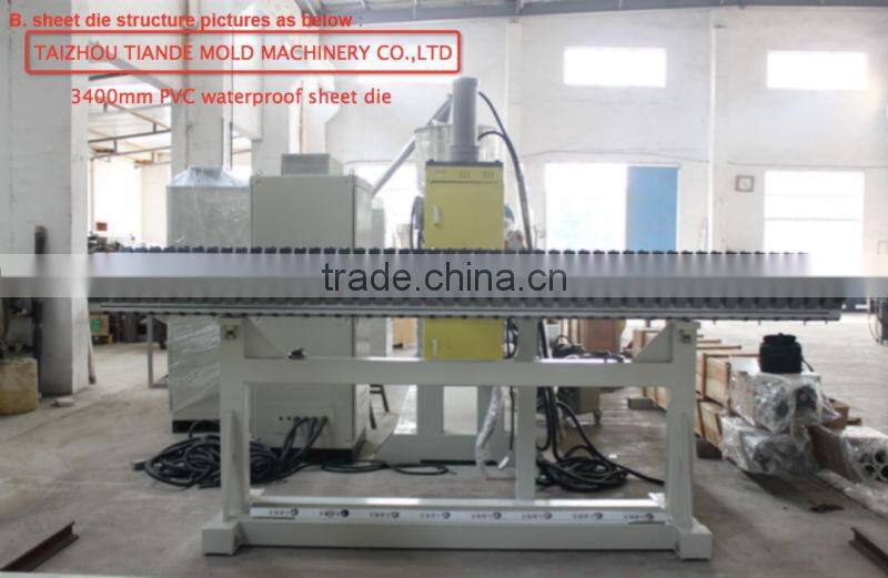 for packing pvc rigid sheet pvc sheet die