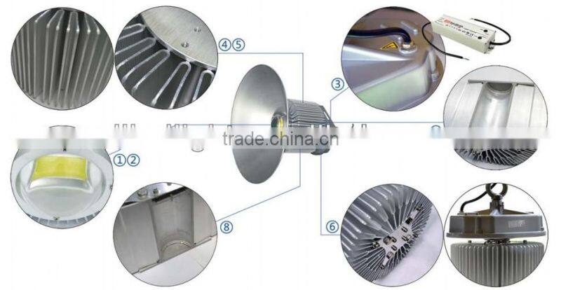 150W 45mil bridgelux led high bay light