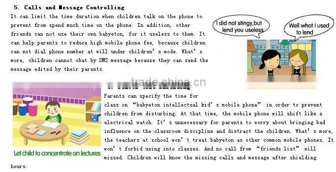 Z9000 kid bady children security mobile phone
