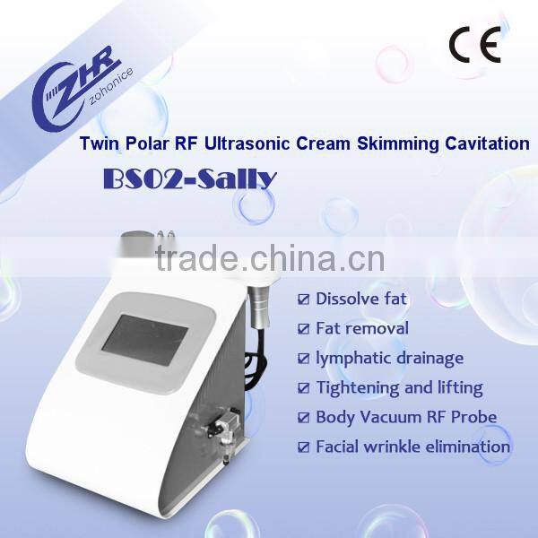 BS02 Sally Portable ultrasonic rf vacuum cavitation machine