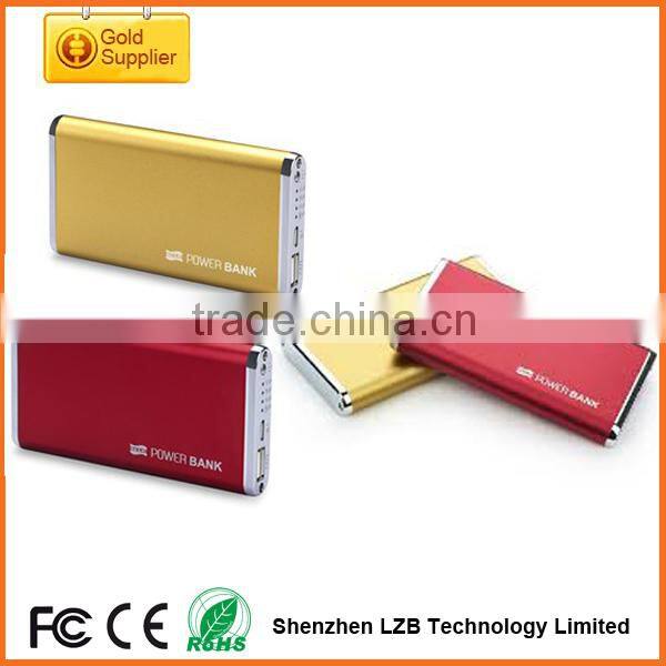 universal portable mobile charger,ultra slim USB power bank,external battery charging station