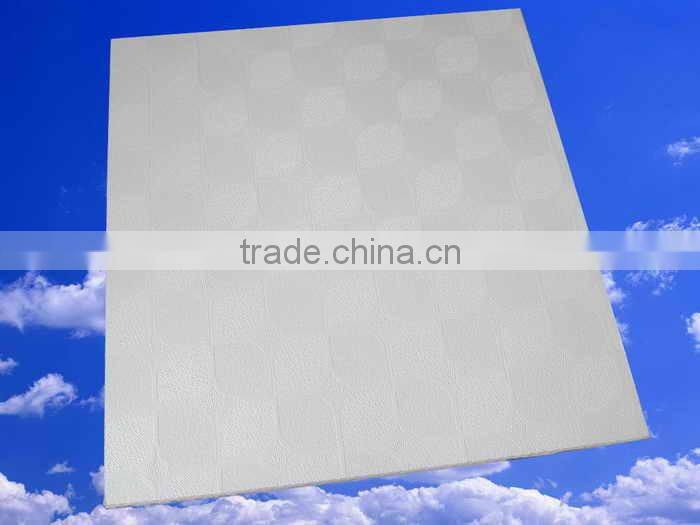 the mordern ceiling decoration choice pvc laminated gypsum board with colorful pattern