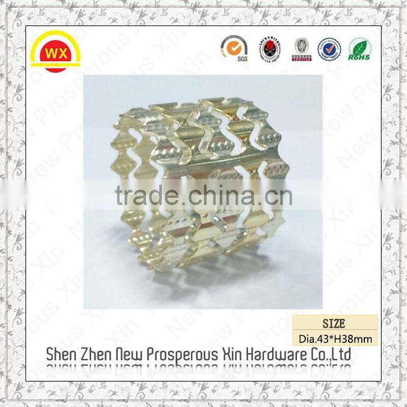 Hot sale customize engraved rose gold napkin ring