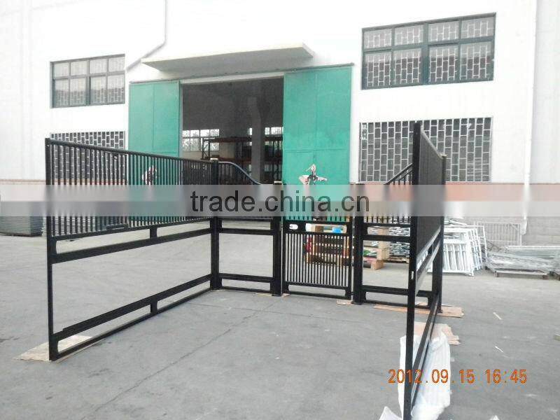 HDPE board hot dip galvanized or powder coated horse stall