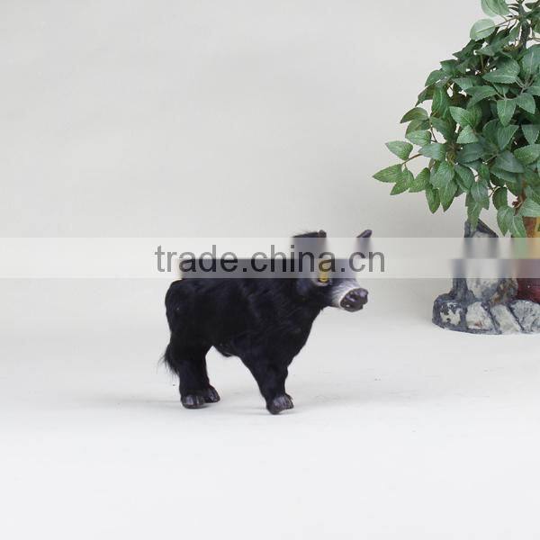 wholesale fabric plush black white cow