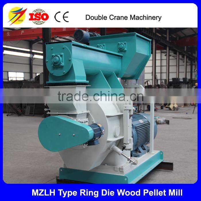 Wood pellet machine for making wood pellets