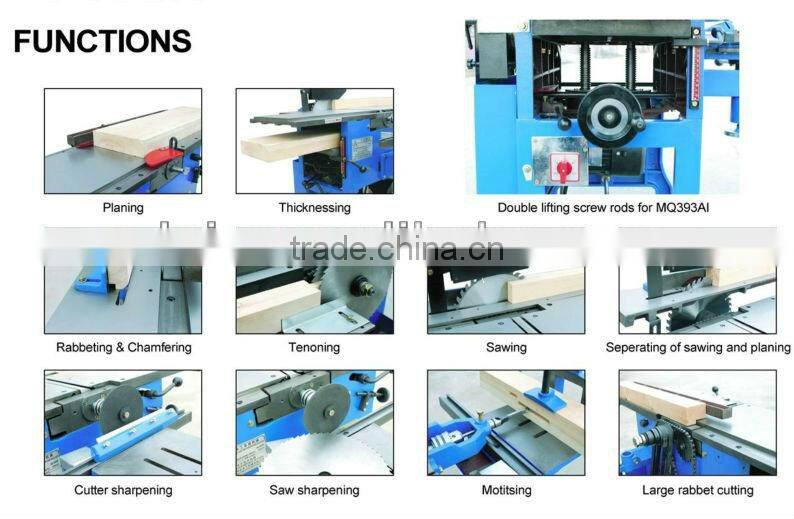 MLQ342 Combination woodworking machine Bench Multifunction Top Quality Competitive Price Hot Sale