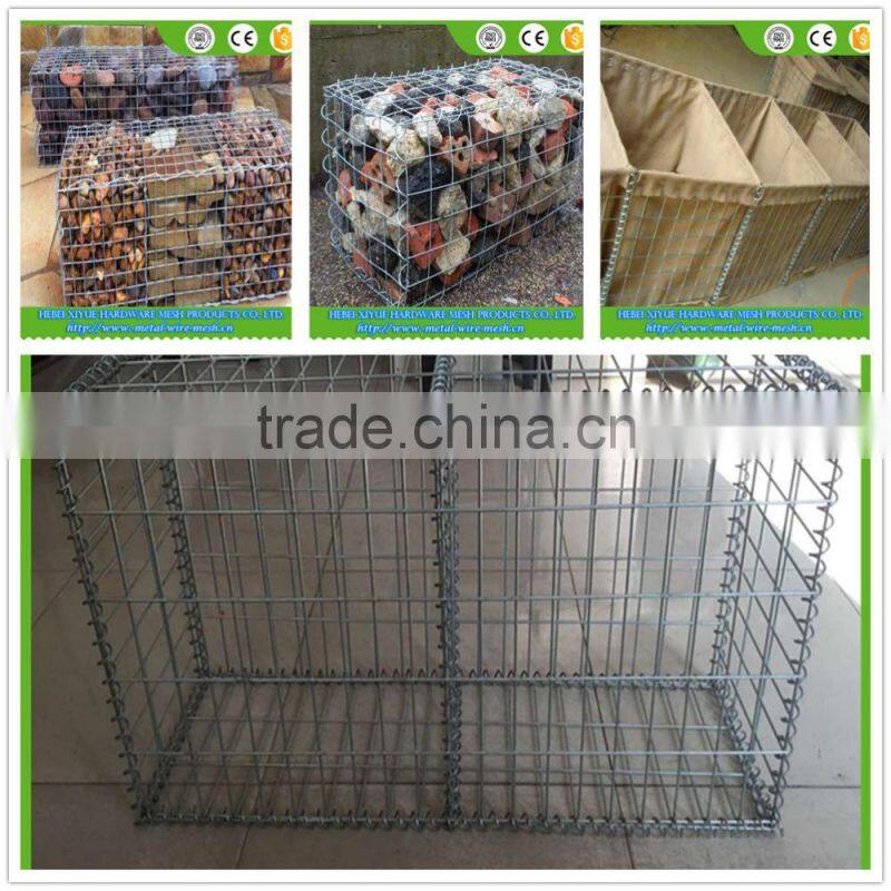 Supply flood protection double twist gabion basket cage prices