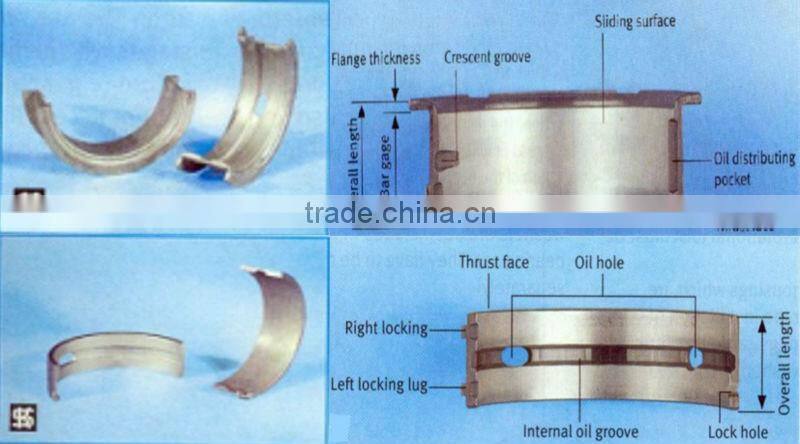 engine bearing for mercedes cars 190 E 2.3 16V 190 E 2.5 16V 2298CC 2497CC