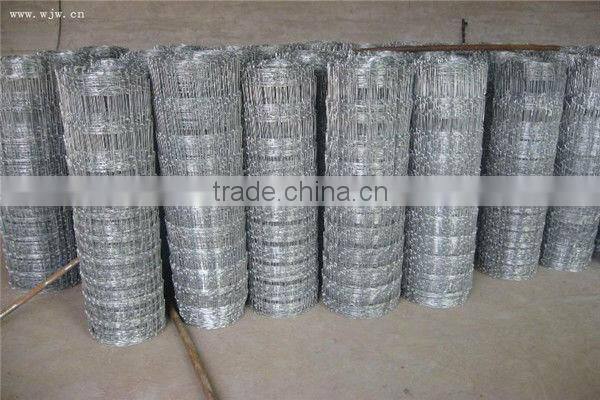 Plastic coated deer goat grassland feed field fencing cattle wire mesh fence for animal