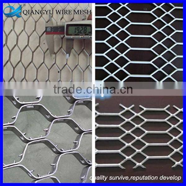 pvc coated expanded metal fence/ expanded metal mesh manufacturer/ heavy duty expanded metal mesh