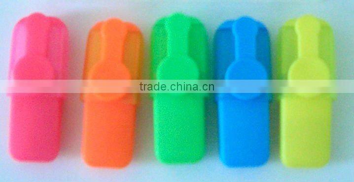 Multi color plastic mini highlighter pen/Multi color marker pen/Water writing pen/white color marker pen/heart shape highlighter