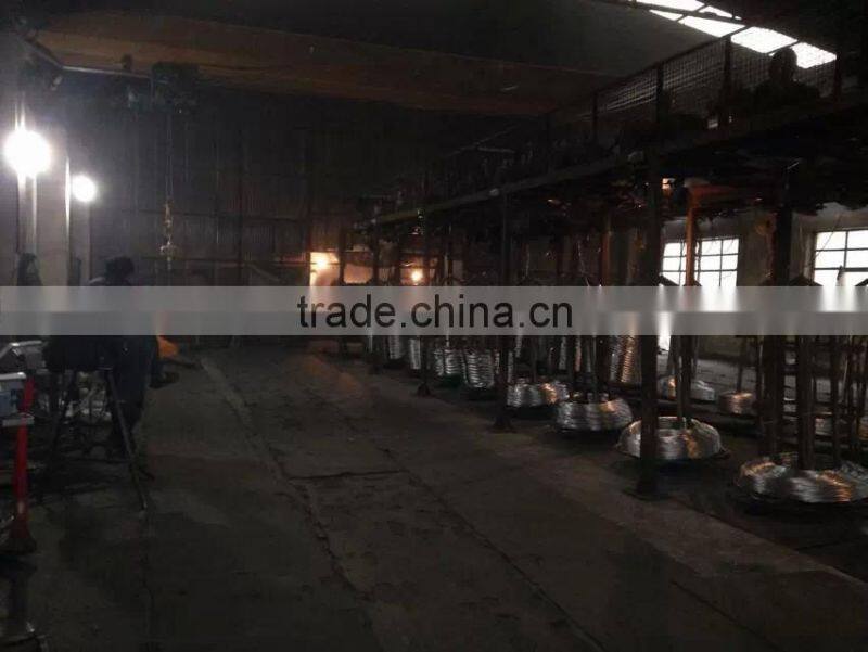 Flat Wire Type and Galvanized Surface Treatment galvanized steel wire