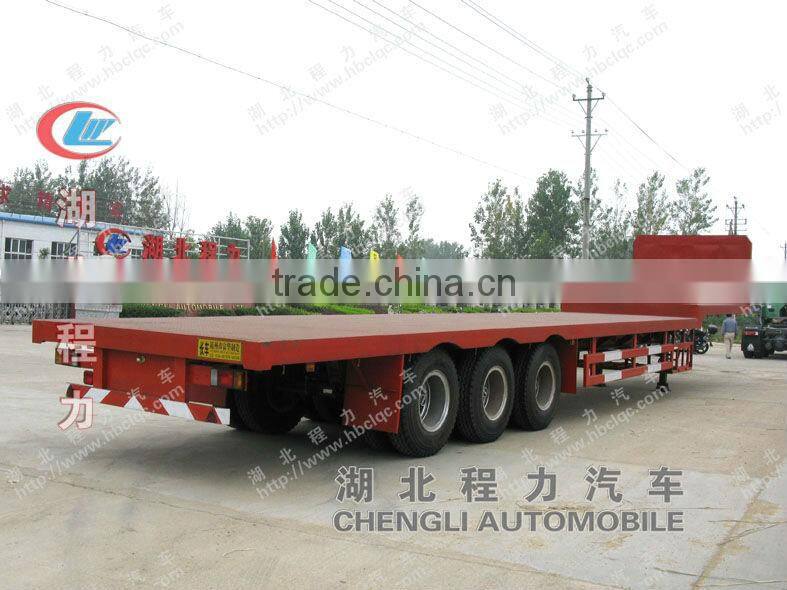 3-axle low bed trailer, low bed semi trailer, low bed truck trailer