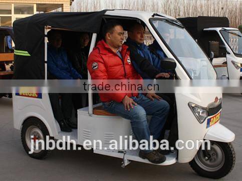 New BAJAJ electric tricycle for passenger, China made electric adult tricycle export to India