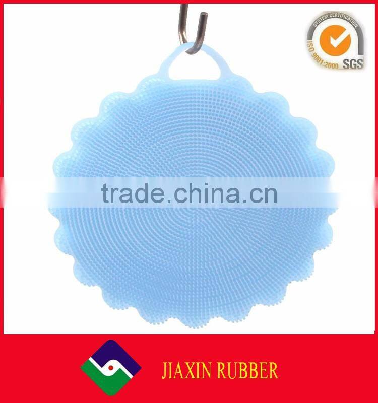 Hot sale kitchen tool fruits vegetables scrubber brush protect cleaning brushes silicone scrub brushes