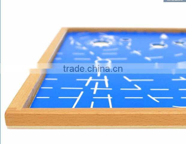 Wooden Baby Toy Montessori Puzzle Map Nine Stars in Solar System