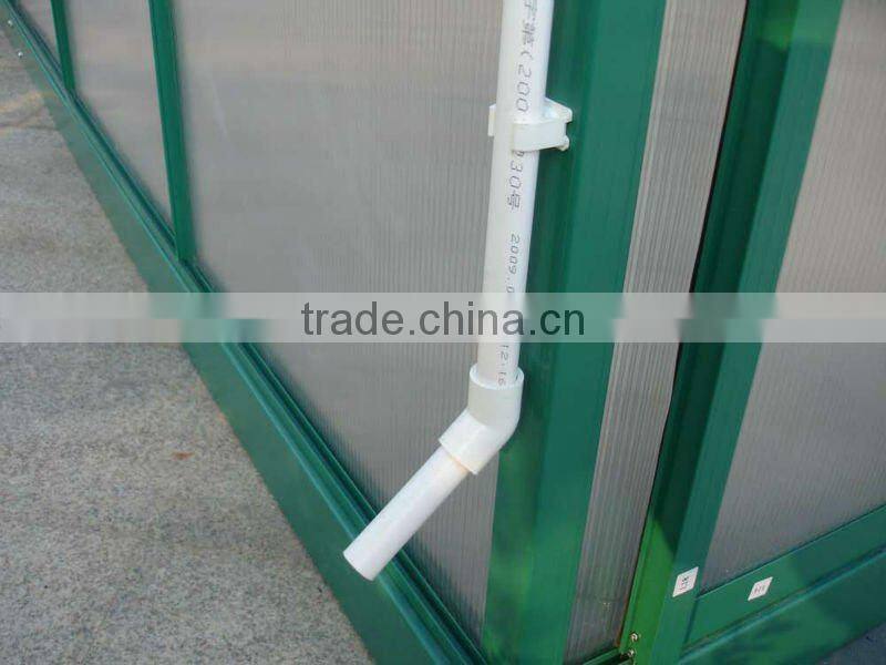 New Product Used Hydroponic Commercial Greenhouses with Aliminium Frame Two Roof Windows