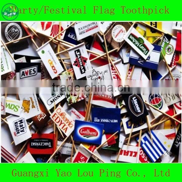 Bamboo Toothpick With Plastic Bag Packing