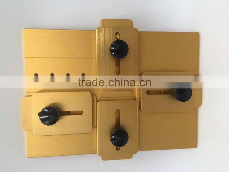 luminium alloy Universal phone LCD OCA Laminate Fixed mold Replace LCD UV Glue Mold Mould Glass Holder for iPhone for Samsung