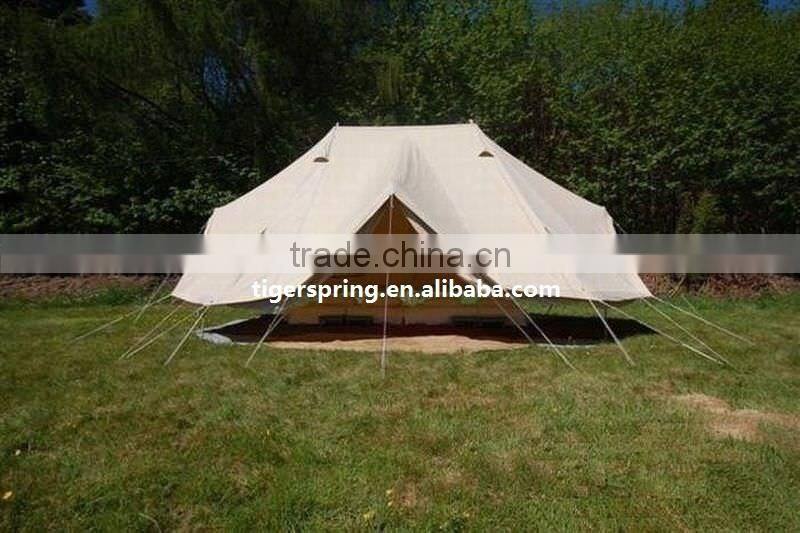Outdoor Heavy Duty 4m Bell Tent Camping Bell Tent with Two Doors
