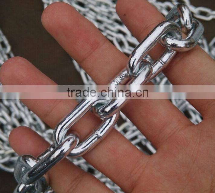 galvanized steel welded DIN766 link chain
