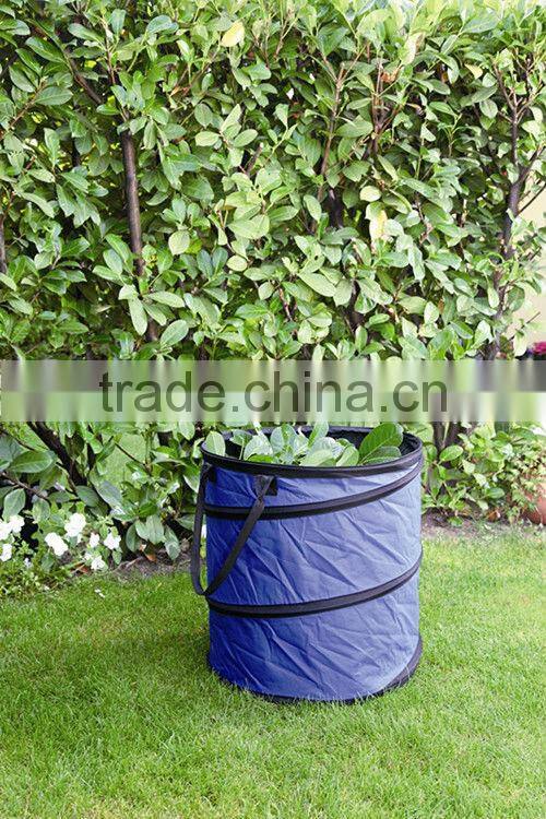 600D oxford pop up garden waste bag with handles