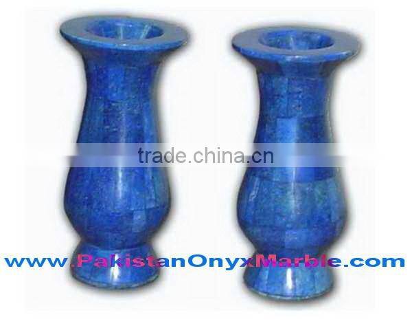 Factory Price FLOWER VASES LAPIS LAZULI HANDICRAFTS
