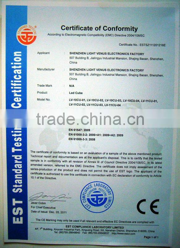 80cm diameter LED Night Club table