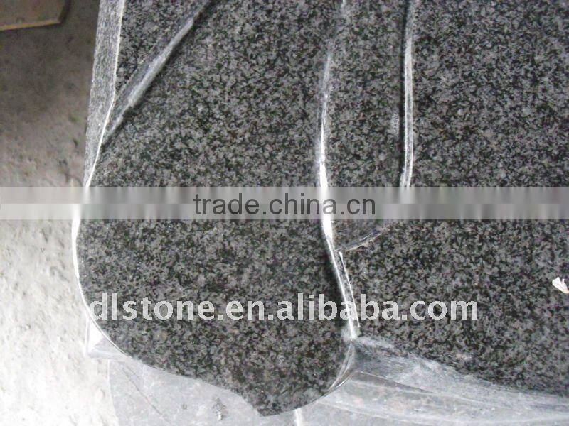 Nero Impala granite tombstone