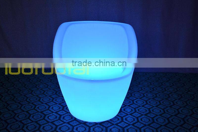 Heavy PE plastic illuminated led bar furniture waterproof remote control led bar sofa LTT-SA13