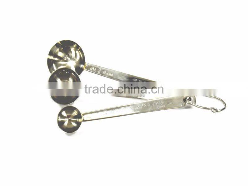 Three Pieces Stainless Steel Coffee Measuring Spoon
