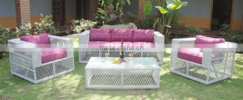 Outdoor Garden Furniture PE Rattan Sofa
