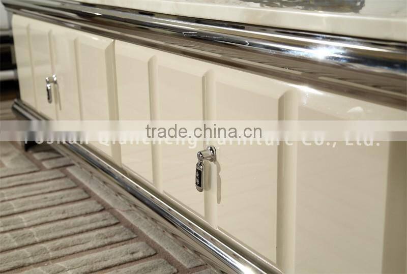 High gloss modern design new marble center table coffee table