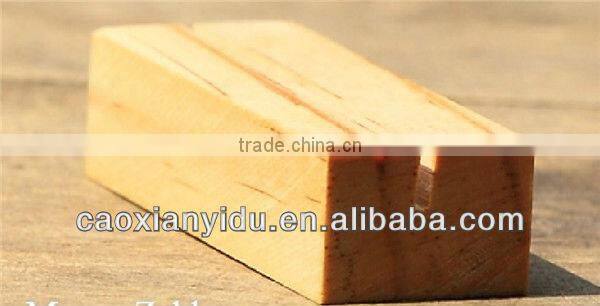 Pine Wooden Stationery Holder Creative Decoration on Desk Leaflets and Handouts Holder