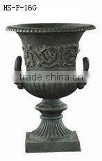 Cast iron flower pot decorative antique flower pot