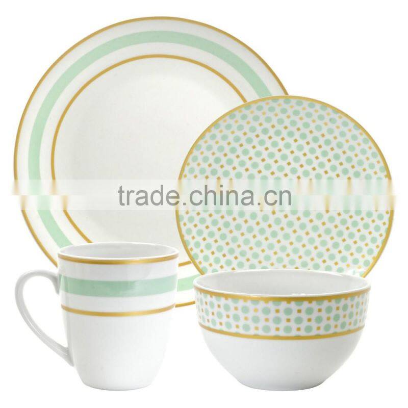 Tableware Porcelain custom pink dinner set , design your own porcelain dinnerware