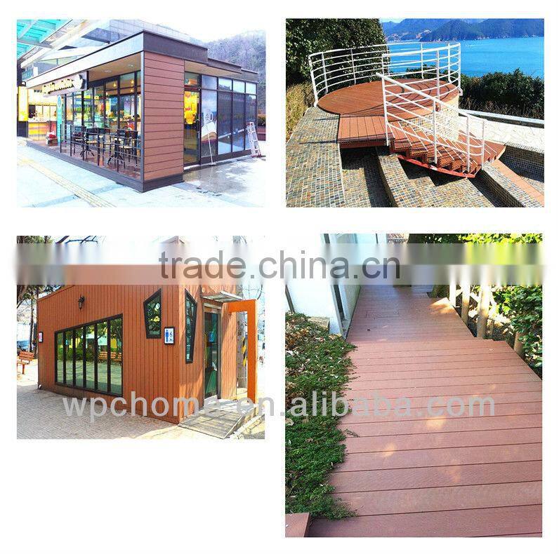 Recycled 100% and eco-friendly wood plastic composite package regula