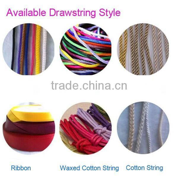 Custom Design Full Printing Cotton Drawstring Bag