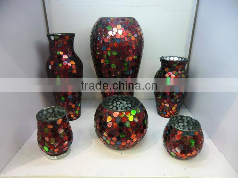 Christmas Decoration Mosaic Large Floor Vases Antique Vases