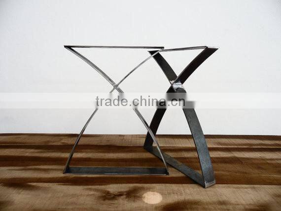 New style 28 inch black powder coated iron display table leg