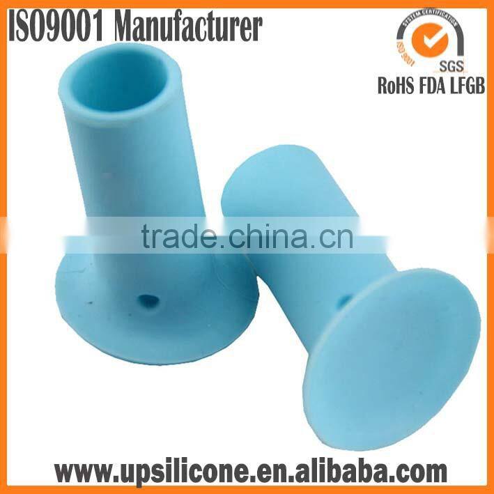 silicone rubber single pen holder for promotion gift with package