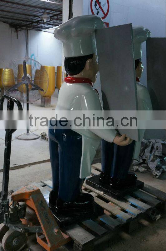 Fiberglass cook character