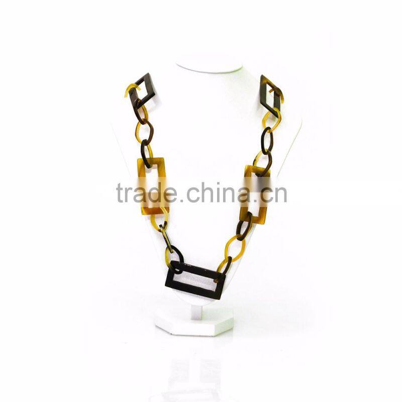 Classic necklace, made of horn in Vietnam