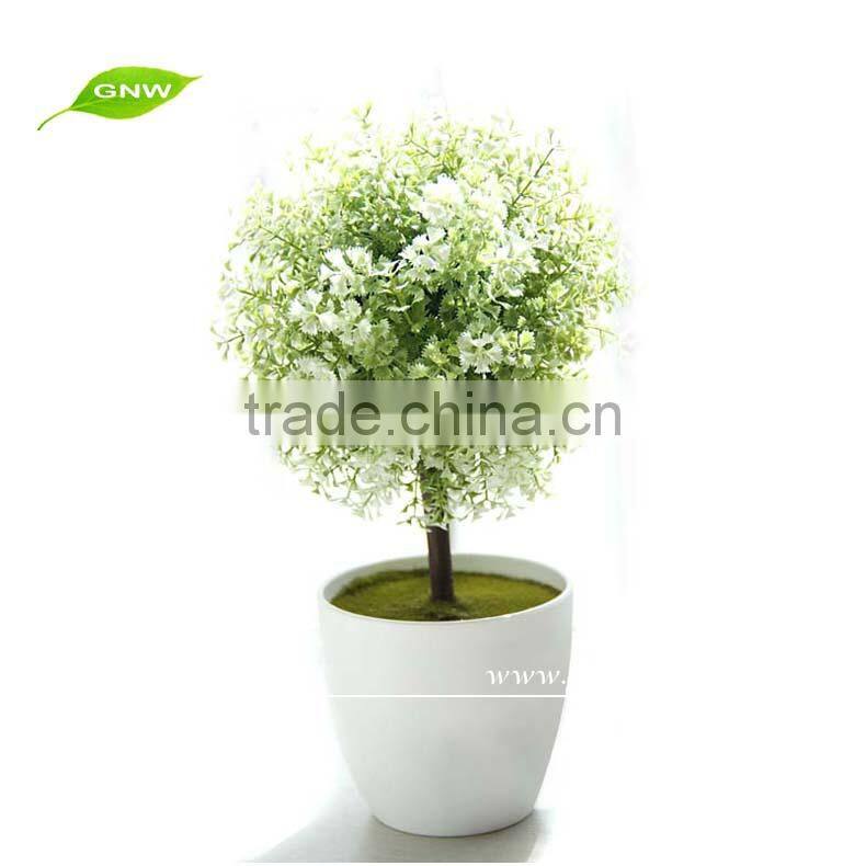 GNW GP020 Unique Artificial Coloured Plastic Plant Pots for office decoration