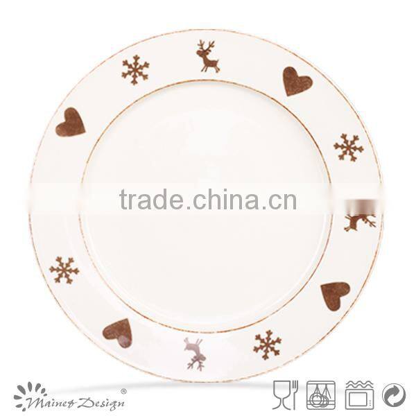 Christmas fashion ceramic plate