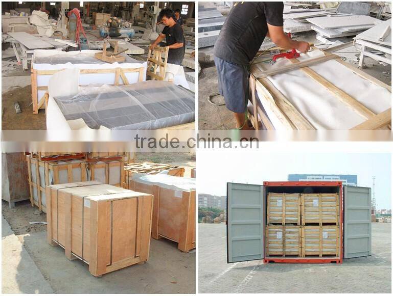 Large white stone carving laughing buddha statue