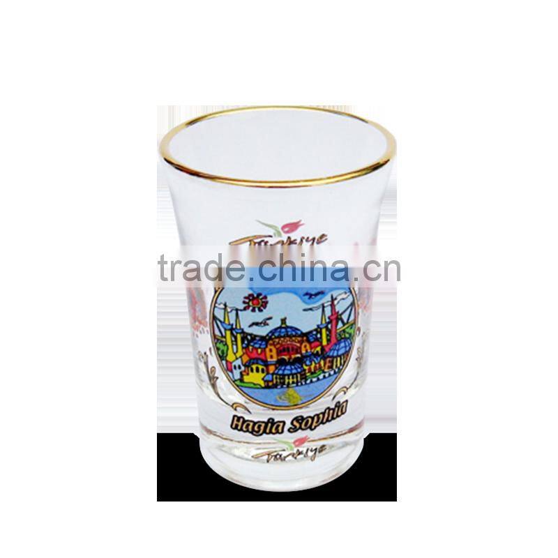 custom tourist souvenir shot glass